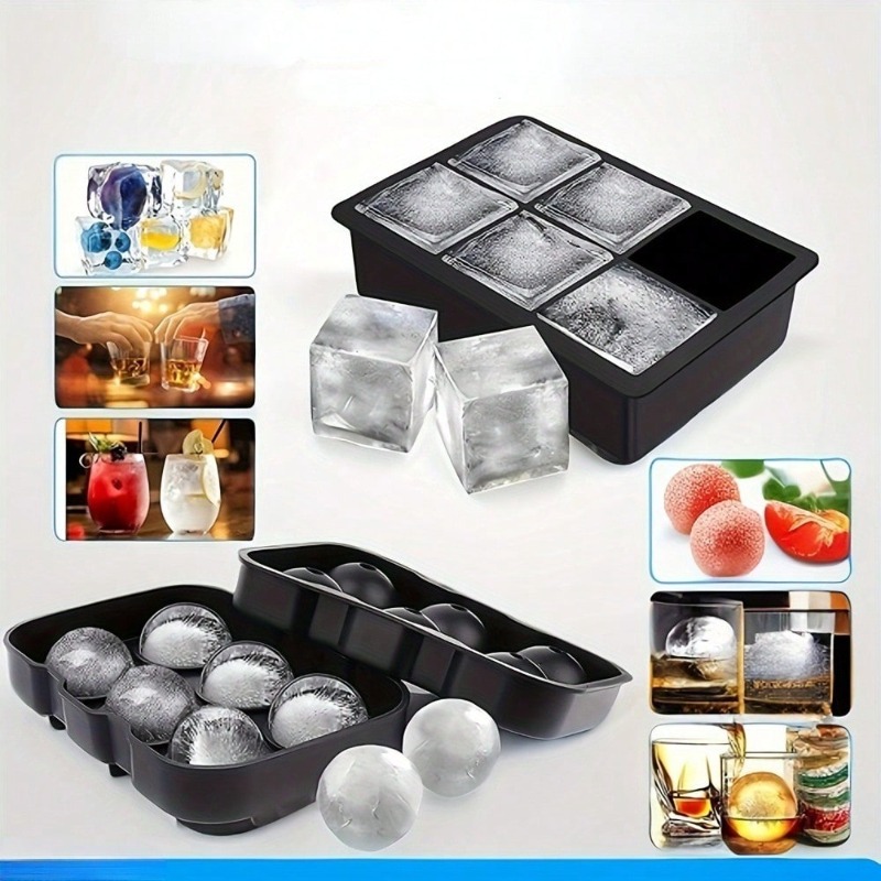 ถาดน้ำแข็งซิลิโคนพรีเมียมพร้อม - Ice Mold Sphere บทวิจารณ์และราคา